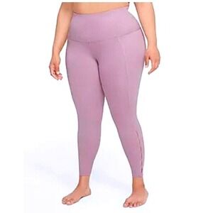 NWT Nike Yoga Dri-Fit 7/8 Women Training Tight Light Purple -‎ Size XXL